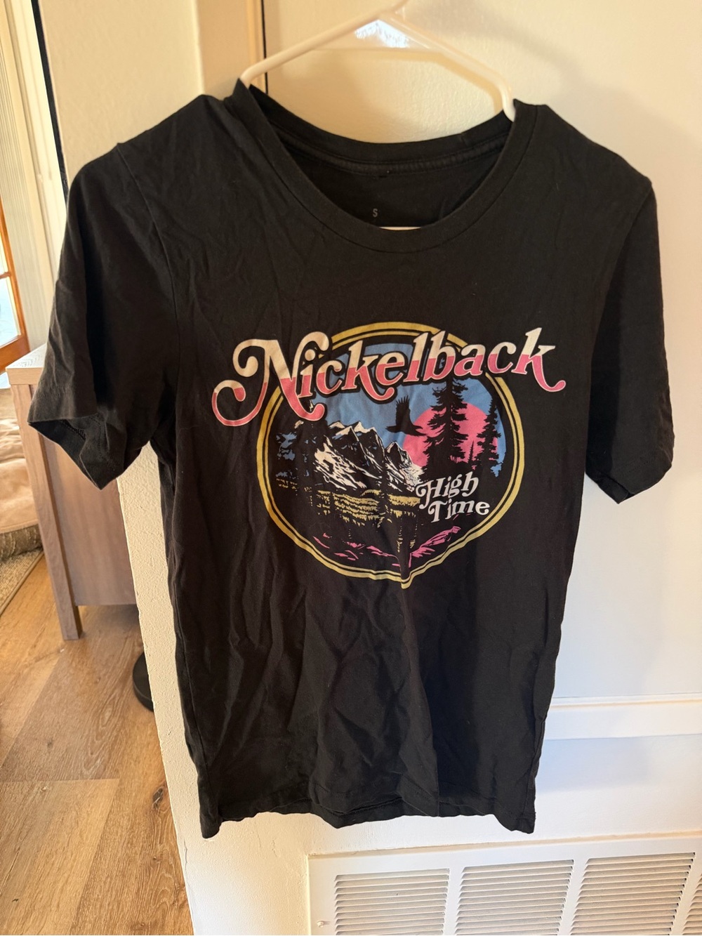 Nickelback Black 'High Time' Graphic Tee